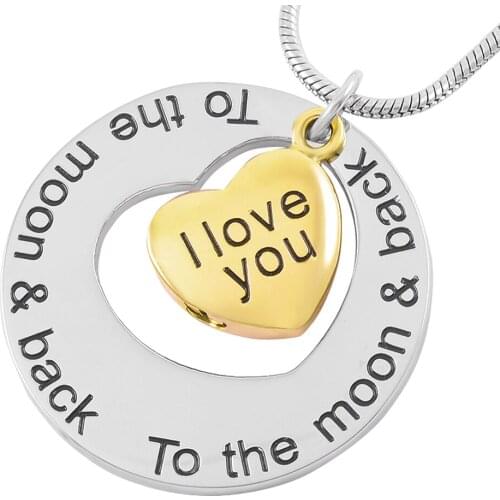 IJD9449 5/10/20 Accessories Top Quality Women Man Finely Crafted Memorial Ash Keepsake Cremation Jewelry Pendant Necklace
