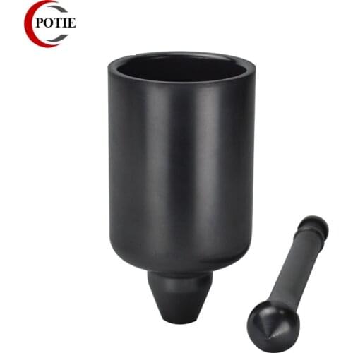 High Purity Induction Gold Melting Isostatic Graphite Crucible With Stopper KT17