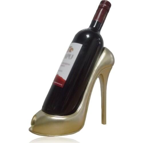 Innovative High Heel Wine Rack Stand Home Living Room Table Decoration Wedding Ornament Wine Storage Shelf Bar Accessories