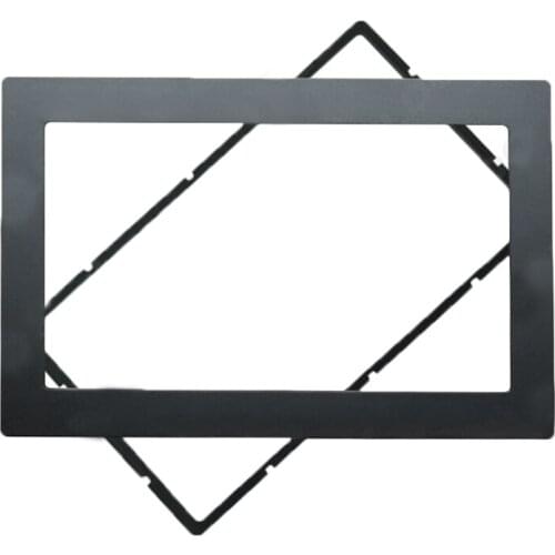 Interior Car Frames Universal 1 Set 2DIN Accessory Auto Dash Decal Decorative Panel