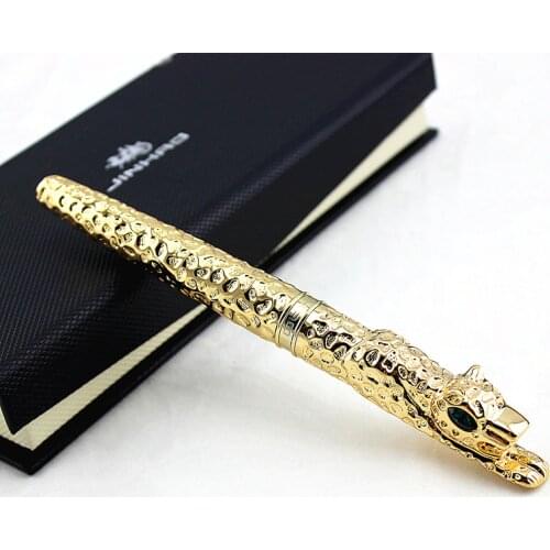 Jinhao New Luxury Fountain Pen Leopard Ink Pen Art Pens Luxury Collection Business Office Gift Pen 2 Colors