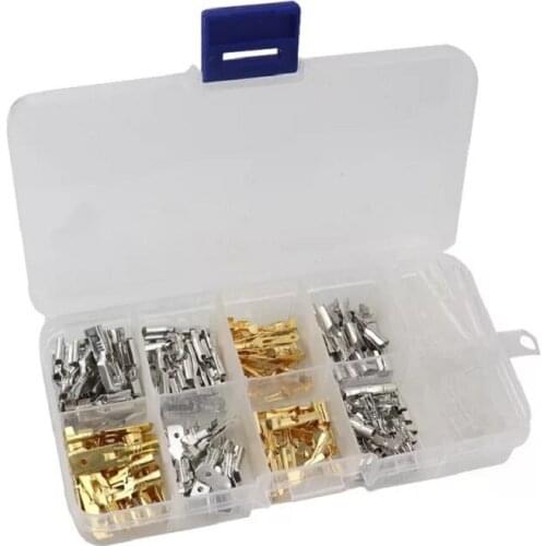 150pcs Wire Connection Terminal Cold Pressing Terminal With Transparent Insulating Sleeve Terminal