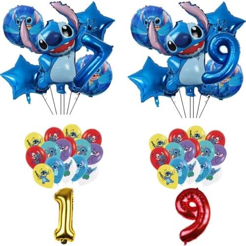 Cartoon King of the Jungle Simba Balloon Kid Faovr Toy Birthday Party Decorations Supplies Gold Foil Number Balloons Baby Shower