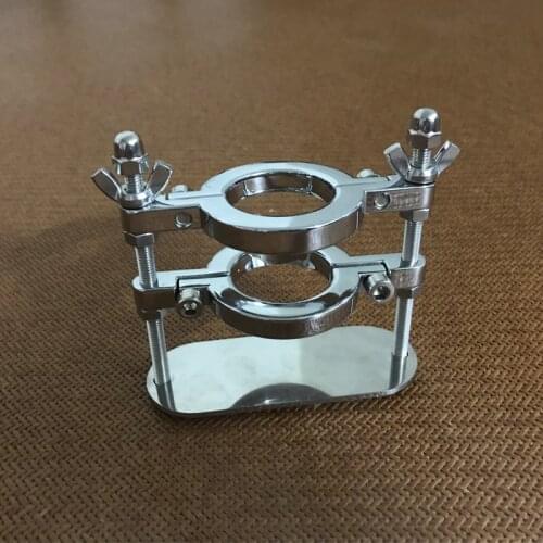 Male Chastity Training Device Metal Spike Penis Ring Clamp Steel Cock Ring Ball Crusher Stretcher Lock Scrotum Sex Toys For Men