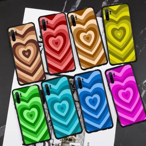 Latte Love Coffee Heart For Huawei honor Mate P 9 10 20 30 40 Pro 10i 7 8 a x Lite nova 5t Soft silicone Shell Cover Coque