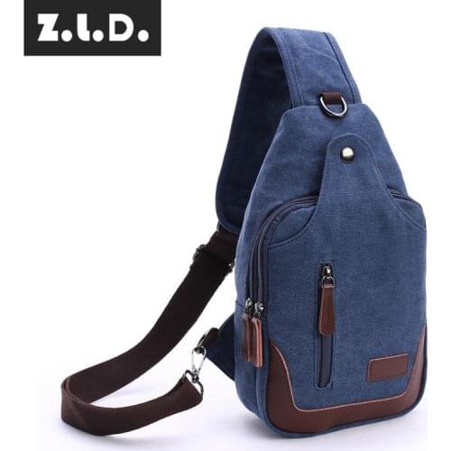 Z.L.D New fashion ladies shoulder bag high quality washed canvas bag messenger bag brand casual bag shoulder bag men Bolso Mujer