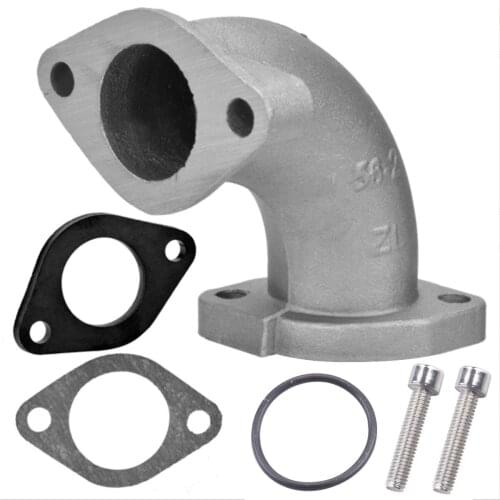 26mm Carburetor Manifold Intake Inlet Pipe Gasket Engine Bending 56-2 For Lifan YX Pit Dirt Bike 110cc 125cc 140cc Motor Parts