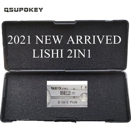 QSUPOKEY 2021 NEW ARRIVED LiShi 2in1 repair Tool Locksmith Tools BE2-7 for BEST “A” keyway with 7 pins