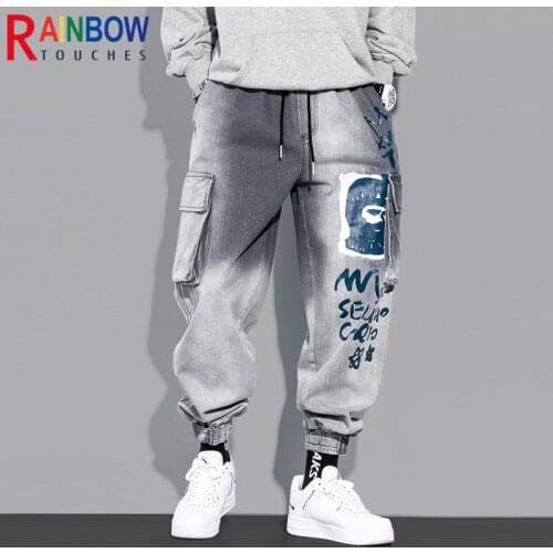 RAINBOW TOUCHES Men's Cargo Jeans