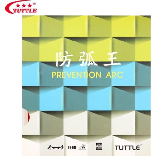 Tuttle King Of Anti-Spin Table Tennis Rubber Prevention Arc Pips In 2.2mm Soft Sponge Sticky Ping Pong Rubber For Racket