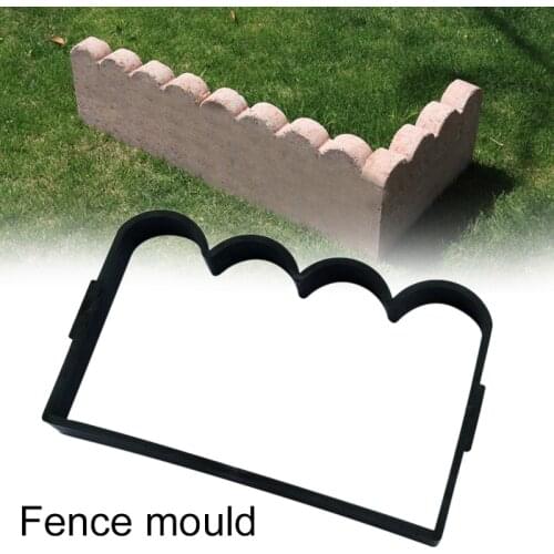 SOLEDI Black Practic Path Maker Mold DIY Garden Decorate Riginality Pavement Mold Road Stones Plastic Courtyard Ground Cement