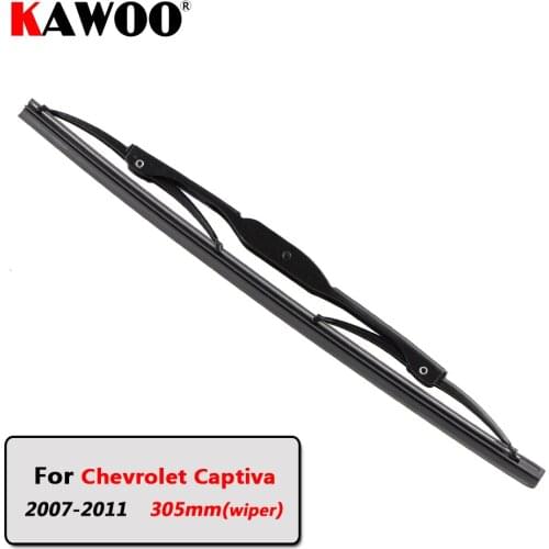 KAWOO Car Rear Wiper Blade Blades Back Window Wipers Arm For Chevrolet Captiva Hatchback (2007-2011) 305mm Auto Windscreen Blade