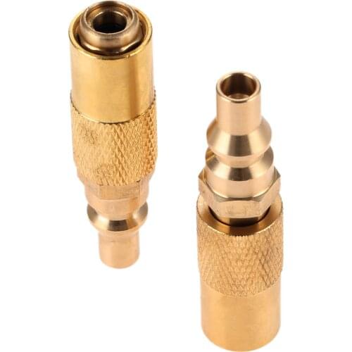 2pcs Heavy-duty Brass 1/4 Inch Low Pressure Quick Disconnect or Connect Conversion Fitting Works with Blackstone Tabletop Grill
