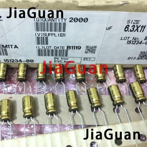 20PCS NICHICON FG 63V10UF 6.3x11MM fine gold 10UF 63V FineGold 10UF63V MUSE Audio Capacitor 10UF/63V Amplifier