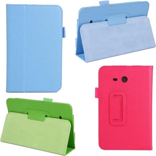 Tablet Flip case For Samsung Galaxy Tab 3 Lite 7.0 T110 T111 T113NU T116 PU leather protective Stand cover for samsung TAB E 7.0