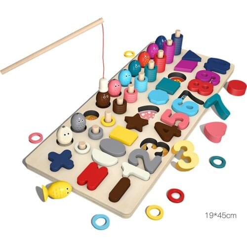 Baby Educational Toys Wooden Digital Star Shape Model Toys Early Learning Baby Birthday Christmas Gift for Children Toddler Toy