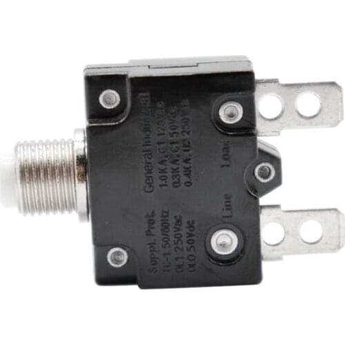 Push Button Reset Only Screw Terminals Resettable Circuit Breaker - 15 Amps coupe - circuit Auto Replacement Parts