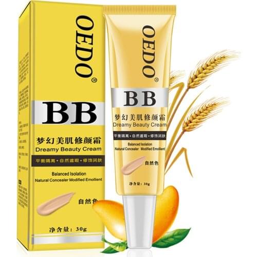 Korean Cosmetics Plain BB Cream Isolation Milk Before Makeup Skin Whitening Sunscreen Grooming Mango Shea Butter Plant Extract