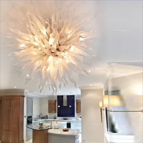 Pretty lighting Murano Glass Chandelier for Wedding Decoration Warranty Clear Hot Sale Chandelier Home Deco