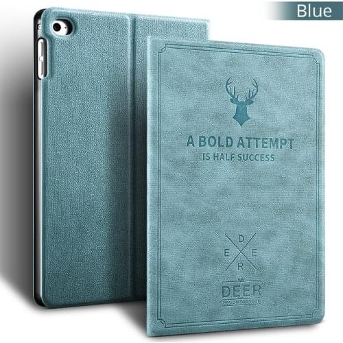 Fashion PU Leather Case For IPad Mini 4 5 7.9" 2019 Magnetic Folding Smart Stand Cover Tablet Case for iPad Mini 123 Funda+pen