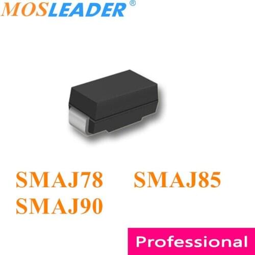 Mosleader 1800pcs SMAJ78 SMAJ85 SMAJ90 SMA DO214AC Chinese TVS SMAJ78A SMAJ85A SMAJ90A SMAJ78CA SMAJ85CA SMAJ90CA