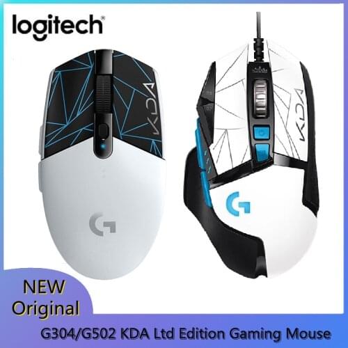 Logitech G304 G502 KDA Ltd Edition Gaming Mouse G304 2.4G Wireless HERO 12000DPI Mice G502 HERO LIGHTSYNC RGB Wire Mouse