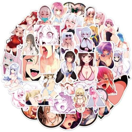 30/50pcs/pack Bunny Girl Sex Cartoon Stickers For Cars Motorcycles Water cups Furniture Luggage Skateboards Computers