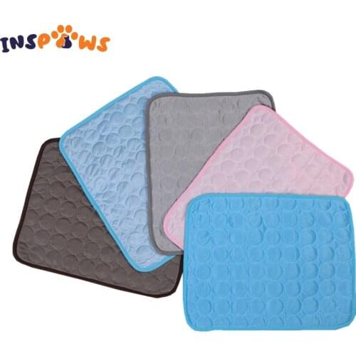 Cooling Mat Pad bed for Dogs Cats Ice Silk Mat Cooling Blanket Cushion for Kennel/Sofa/Bed/Floor/Car Seats Keep Cool in Summer