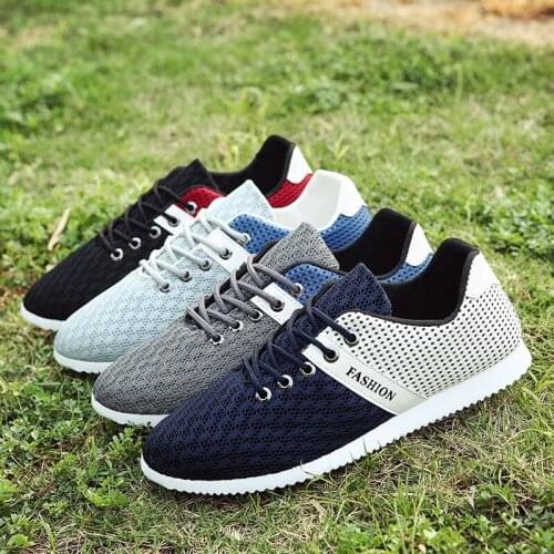 OLOMM 2019 new autumn mens flying woven mesh breathable sports wind single shoes casual shoes DD-46