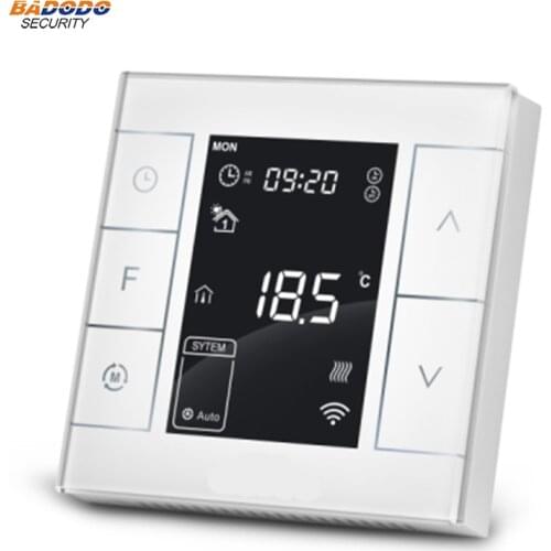 Z-Wave plus enabled programmable thermostat Heating Thermostat MCO home MH7H compatible with Vera gateway