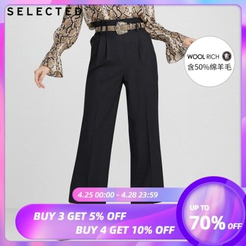 Женские брюки с высокой талией SELECTED China At AliExpress