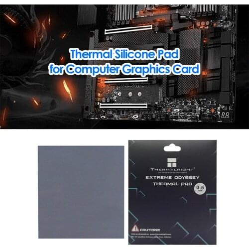 Thermalright Heat Dissipation Silicone Pad CPU/GPU Graphics Card Thermal Pad Motherboard Silicone Grease Pad Multi-Size
