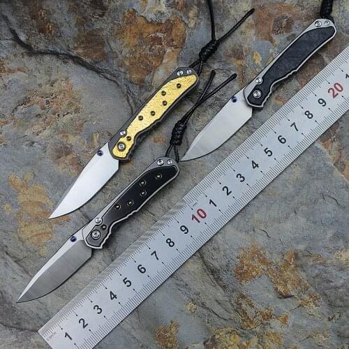 Kevin John small sebenza 21 folding knife M390 blade TC4 Titanium handle outdoor camping hunting pocket fruit Knives EDC tools