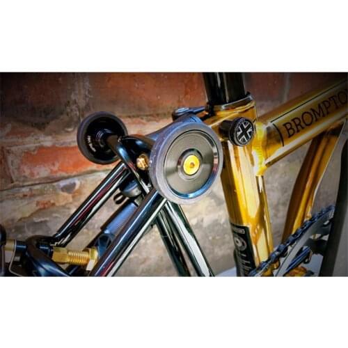 Folding bicycle easy wheel titanium bolt for brompton bike screw gold silver black ultra light titanium