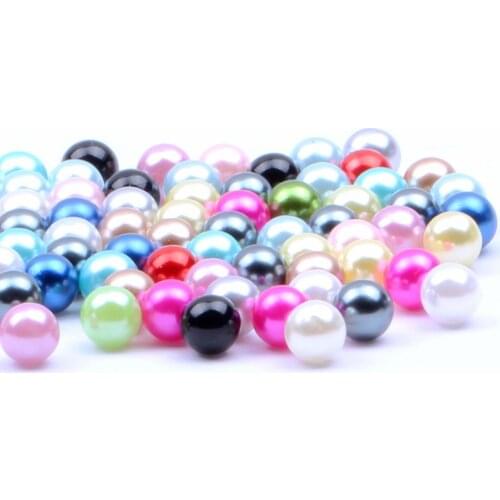 Mixed Sizes 2 3 4 5 6 8mm 300pcs Multiple Colors No Hole Round Pearls Imitation Pearls Dresses DIY Jewelry Nail Art Decorations