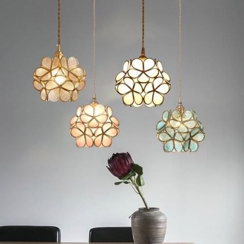 Modern led glass ball industrial lamp kitchen dining bar kitchen fixtures lighting light bedroom hanging lamp dining room light