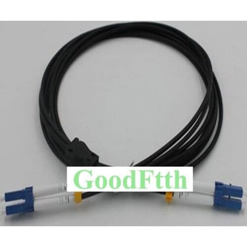 Tactical Field TPU Armoured armored Patch Cord LC-LC UPC SM 2 Cores GoodFtth 100-500m