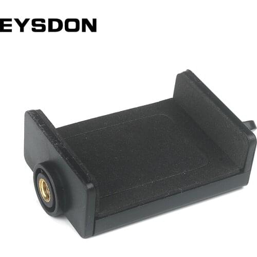 EYSDON Universal Durable Smartphone Holder Clamp Cell Phone Clip Stand with 1/4 Inch Tripod Mount Hole for 53mm ~92mm Width