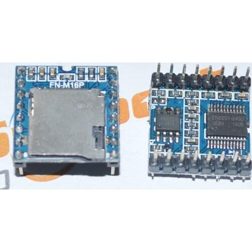 Mini Embedded MP3 Audio Module with 3W Amplifier FN-M16P