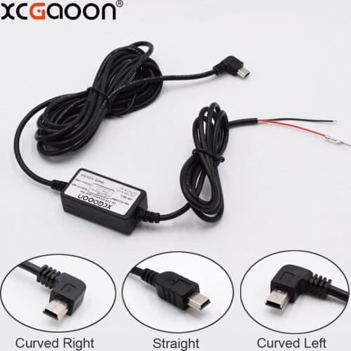 XCGaoon 10 pcs/ lot Car Charger DC Converter Module 12V 24V To 5V 2A with mini USB Cable, Low Voltage Protection Length 3.1meter