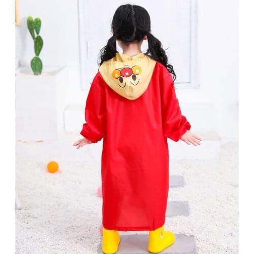 1pcs Waterproof Kids Raincoat for Children Rain Coat Rainwear/Rainsuit Anpanman Isolation Clothing Jacket Protective Suit