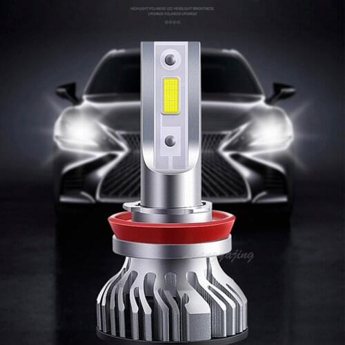2Pcs Car Headlight Bulbs H7 H4 H1 LED H11 H8 9005 HB3 9006 9012 Headlamp 12V 6000K Auto lamp High Low Beam