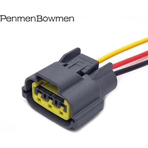 3Pin Auto TPS Sensor Plug Sumitomo Waterproof Female Connector Wire Harness For Nissan 6098-0141