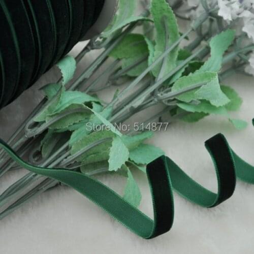 5Y Olive green Color 3/8"Velet Ribbon Craft/Wedding/sewing Free Shipping VR023