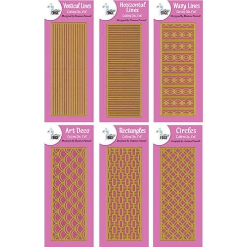 6pc slimline frame Metal cutting dies cut die mold card Scrapbook paper craft knife mould blade punch stencils