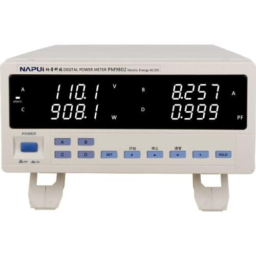 Fast arrival PM9802 NEW BRAND Single-phase Voltage Current Power Factor & Power Meter AC/DC electrical energy accumulation
