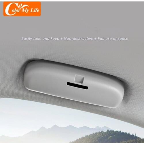 Hot Upgrade High Quality Car Glasses Case Sun Glasses Box Storage Holder Sunglasses Case for Toyota RAV4 Rav 4 2016 - 2021