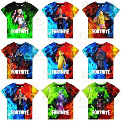 Short Sleeve Coat Fortnite Spike Victory Hero Child Kids Tshirt Battle Royale 3d T-shirt Tees Girls Harajuku Boys Clothes