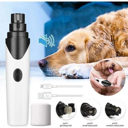 Electric Pets Nail Grinder Clippers Dog Nails Trimmer Cat Nail Clipper Cutter Grooming Tool USB Charging Pets Nails Clipper
