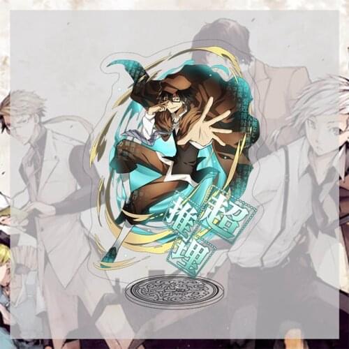 Bungo Stray Dogs Anime Figure Acrylic Stand Model Toy Dazai Chuuya Action Figures Decoration Cosplay Collectible DIY Gifts